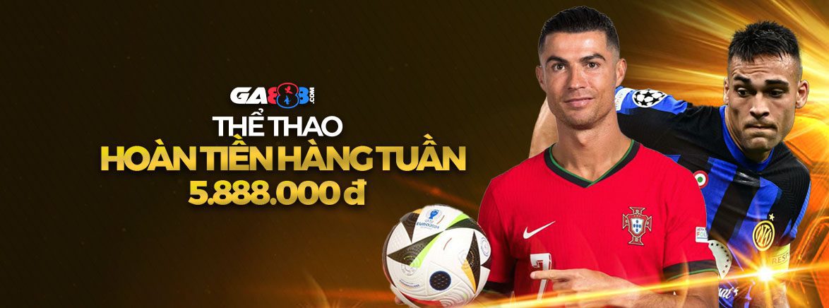 Thể thao Hoàn tiền hàng tuần 5.888.000 đ Thể thao Hoàn tiền hàng tuần 5.888.000 đ